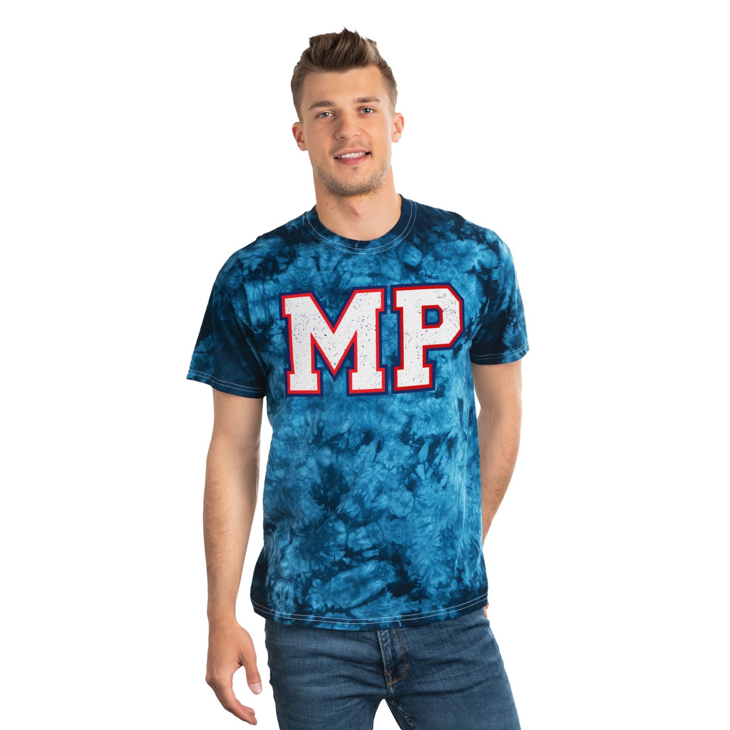 Miller Place Unisex Crystal Tie-Dye Tee