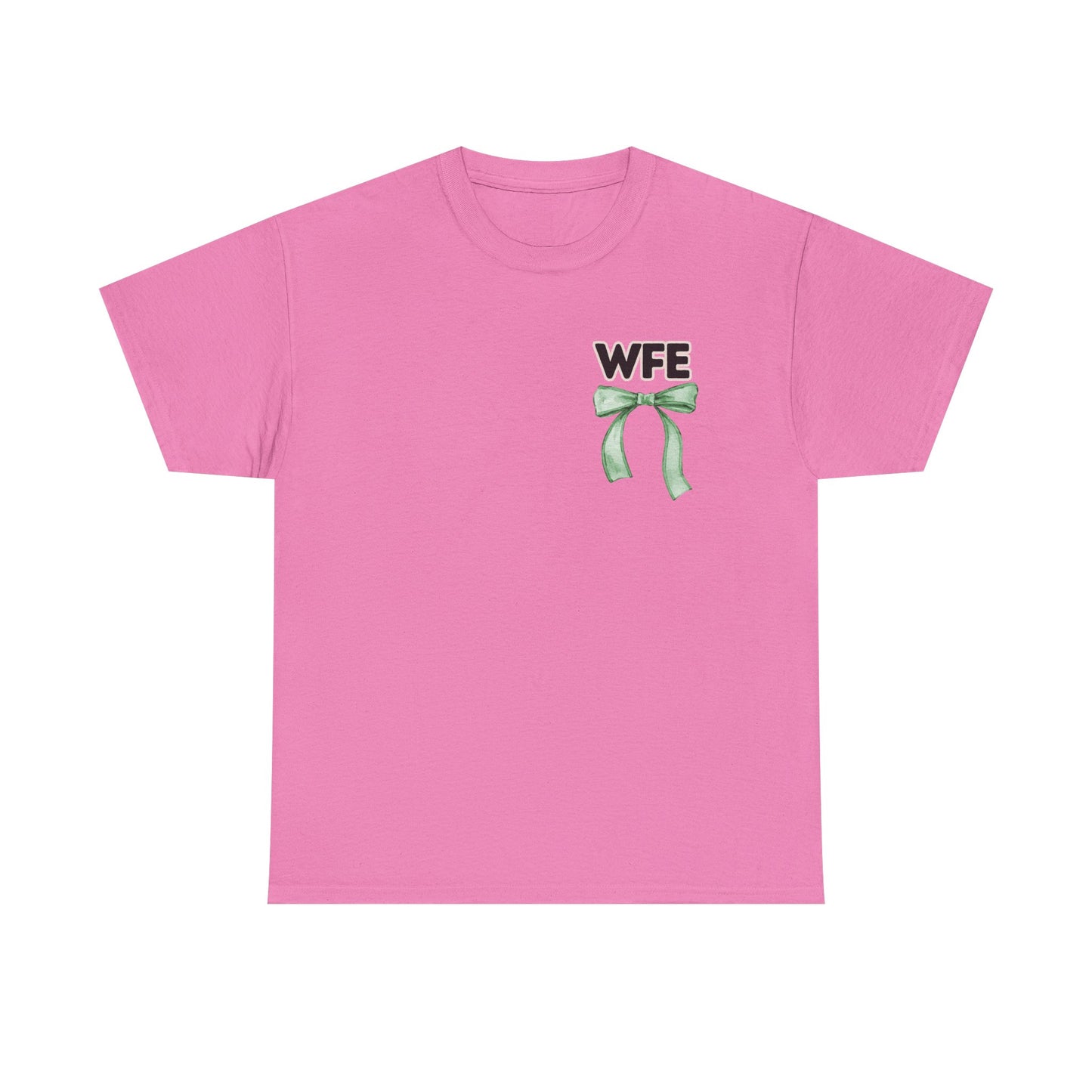 WFE Cafe Monitor and Bows- Unisex Heavy Cotton Tee with Bow Design