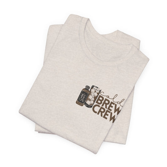 Cold Brew Coffee Lovers Tee, Unisex Jersey Shirt for Coffee Lovers
