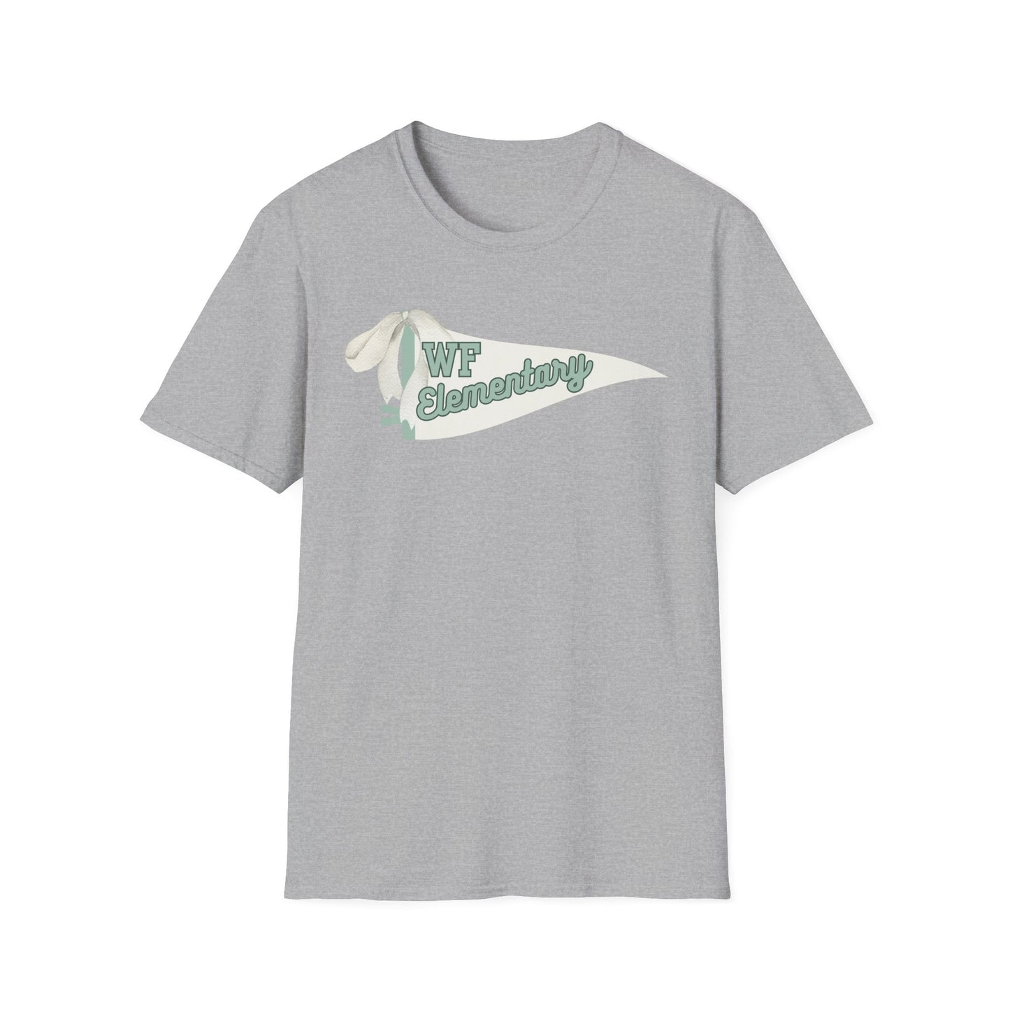 WFE Pennant Unisex Softstyle Graphic Tee with Vintage Design