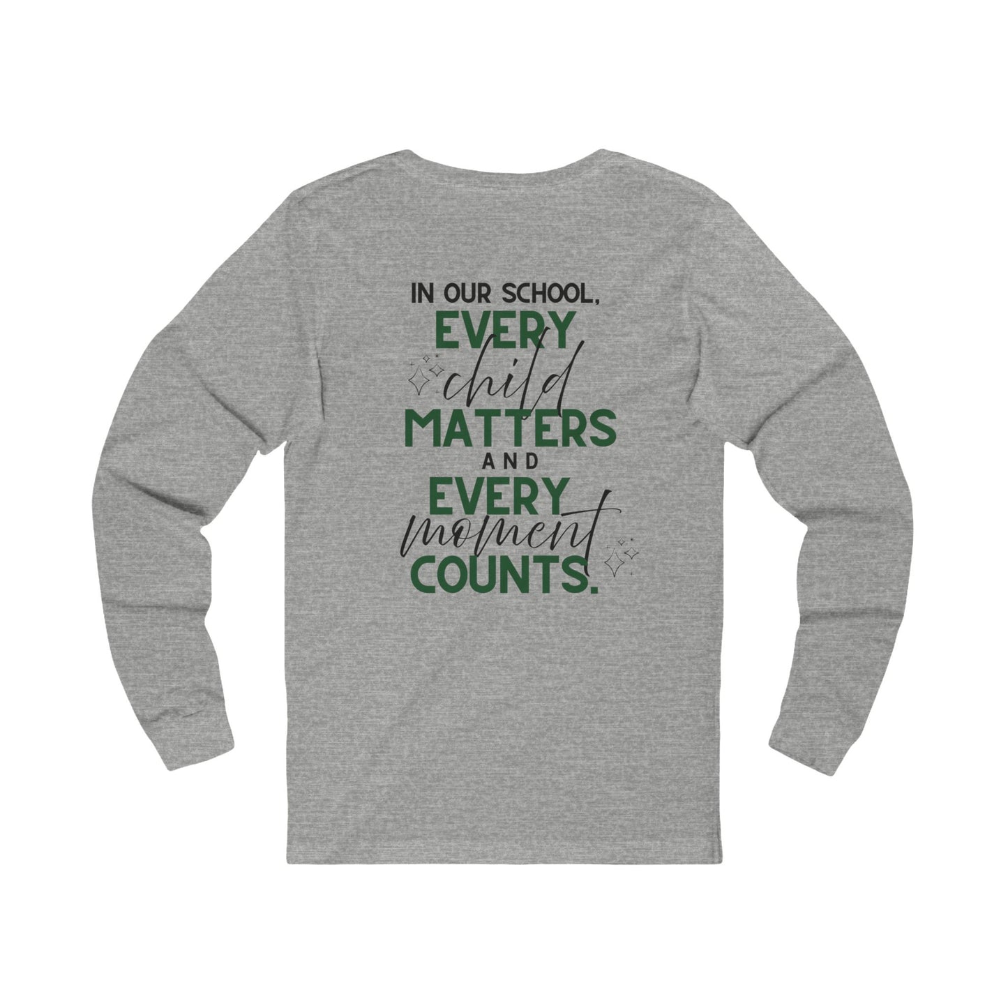 WFE Family School Long Sleeve Tee - Every Child Matters Design