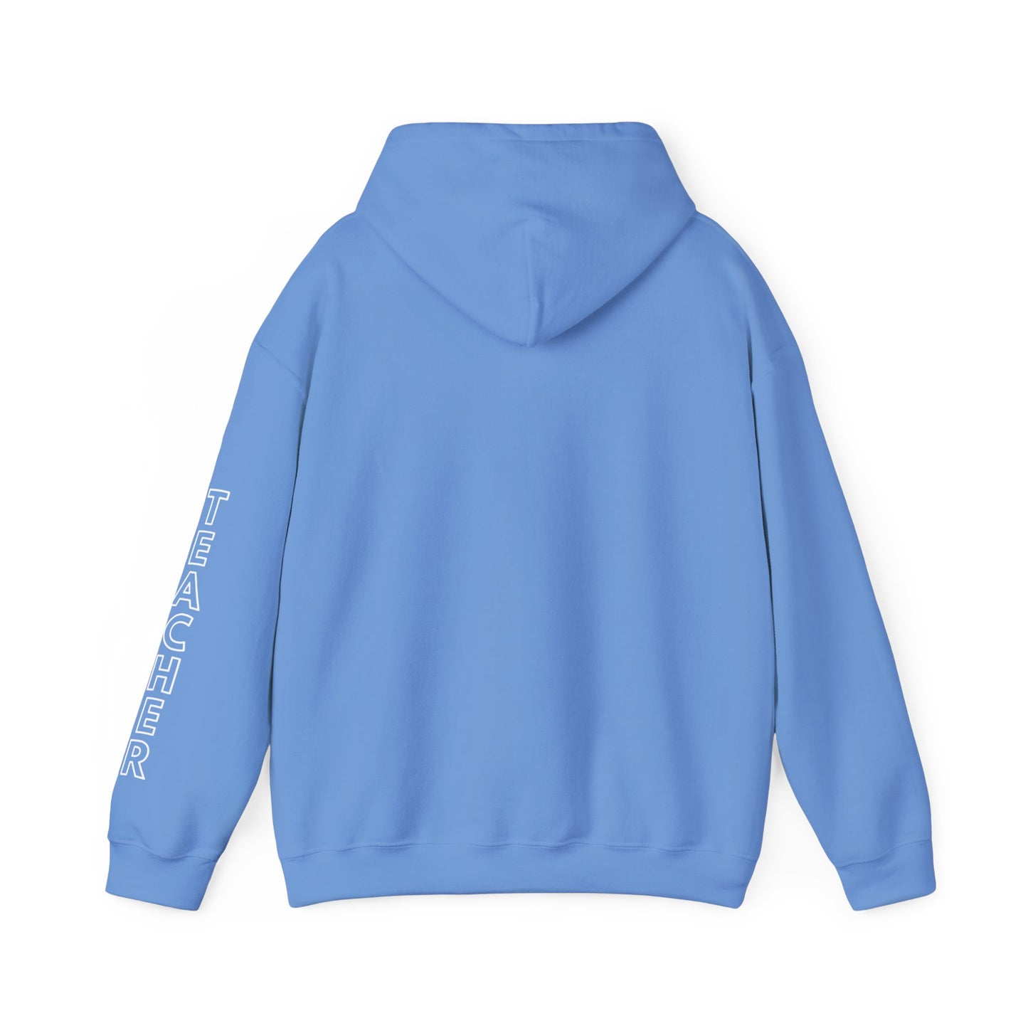 Woodhull Teacher Simple Design Hoodie w/ Teacher on Sleeve - Cozy Unisex Sweatshirt