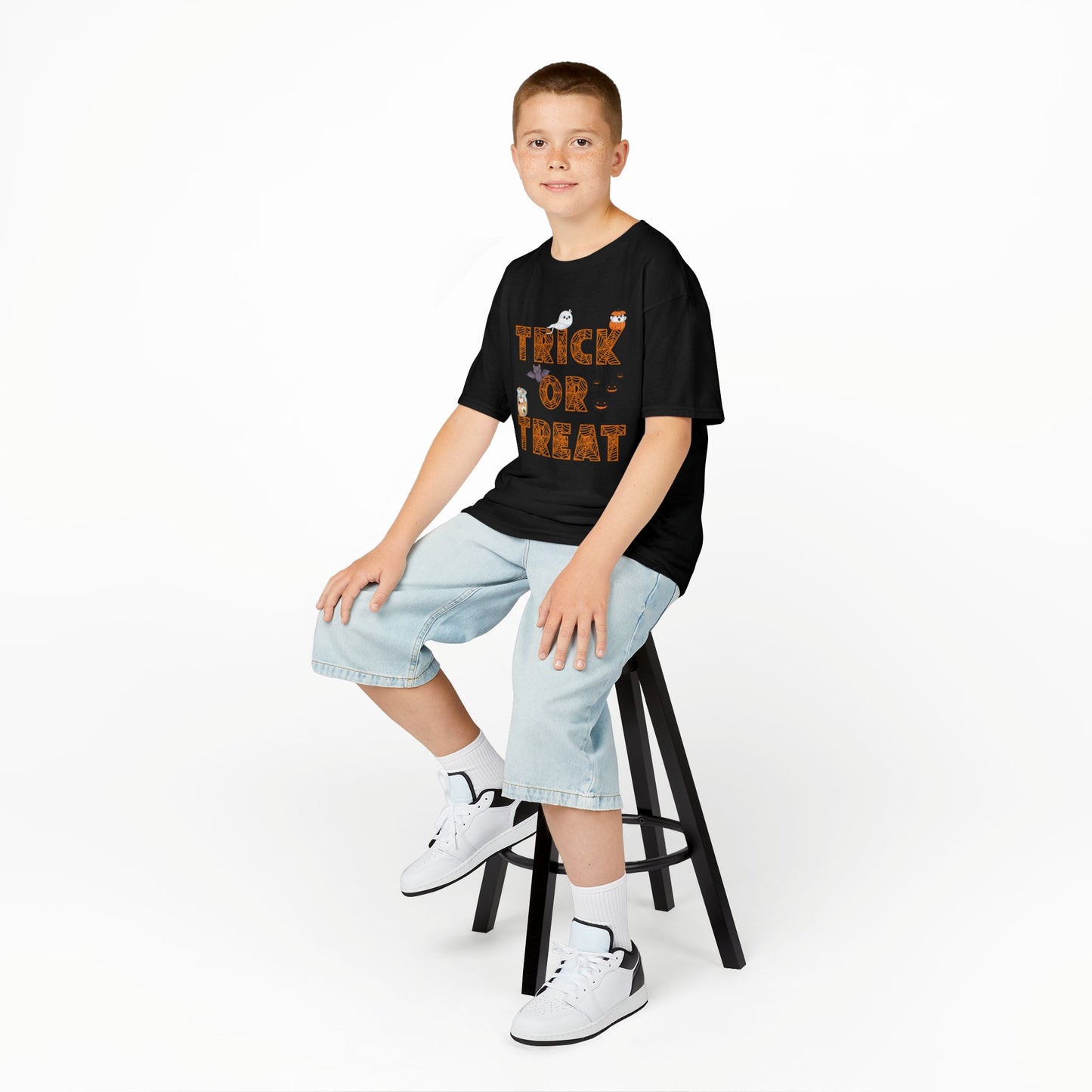 Trick or Treat Kids Tee, Halloween Shirt for Kids