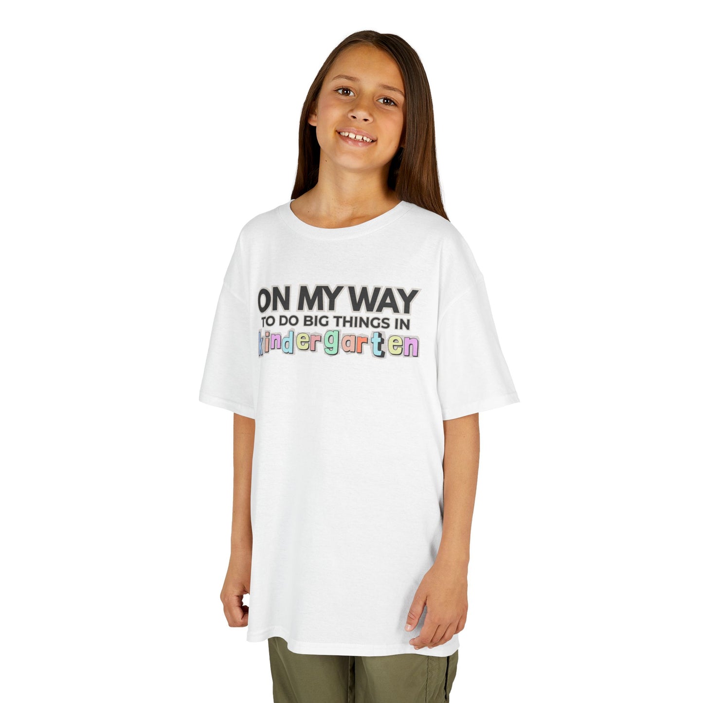Big Things in Kindergarten- Kids Back to School Shirt