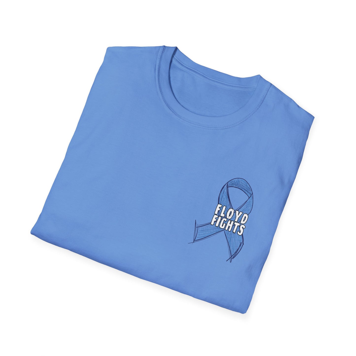 FLOYD FIGHTS Ribbon Diabetes Awareness T-Shirt | Softstyle Tee