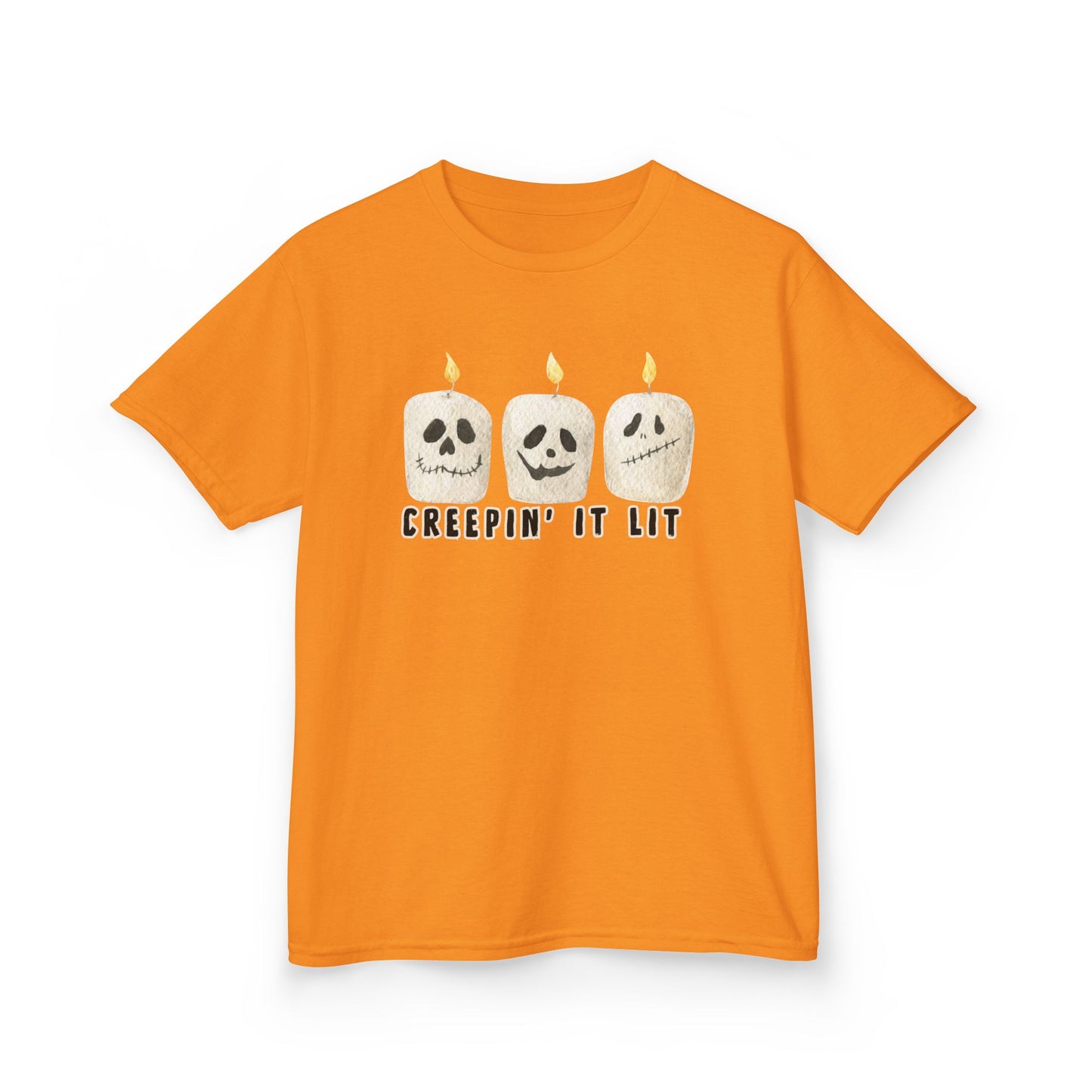 Creepin' It Lit Kids Tee, Halloween Shirt for Kids