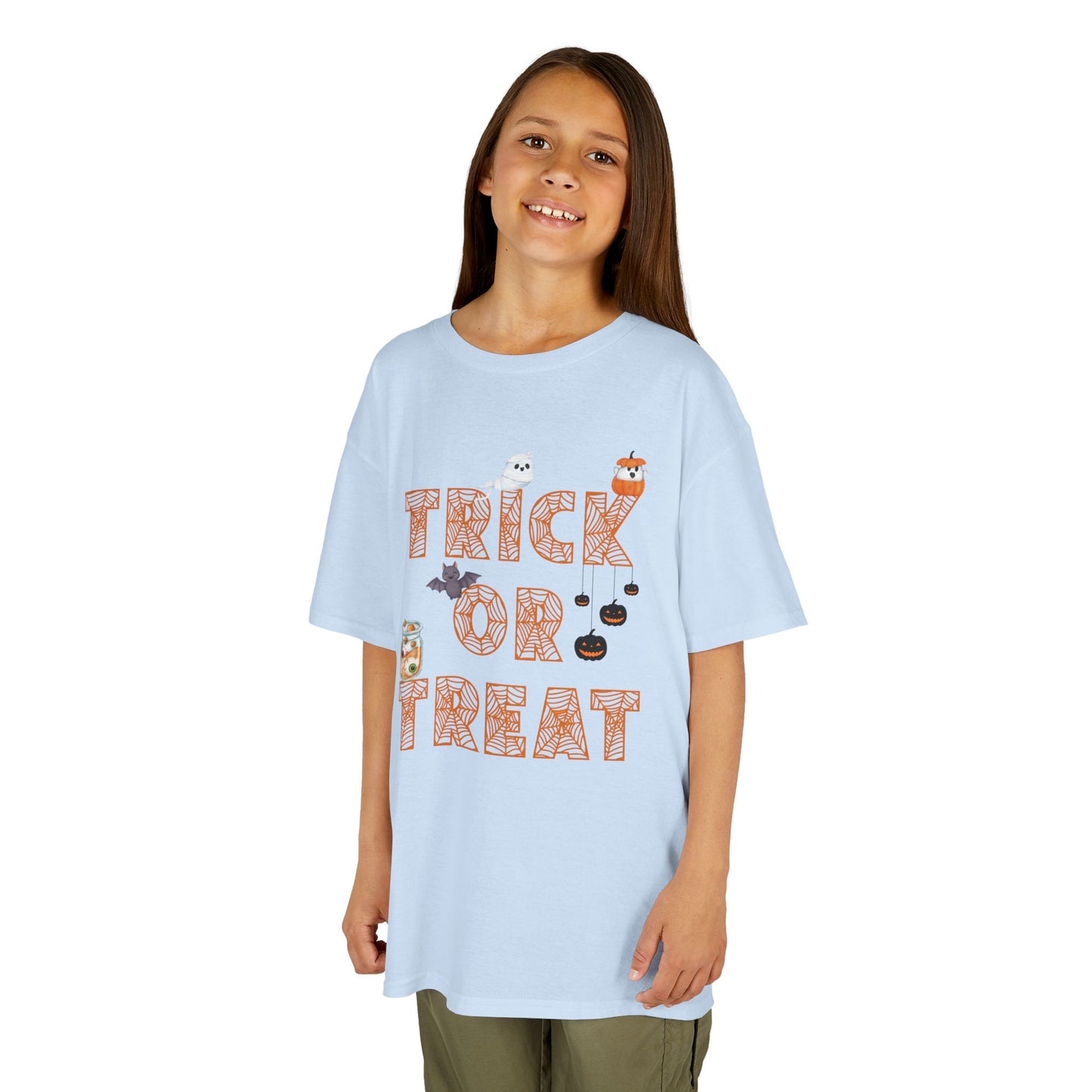 Trick or Treat Kids Tee, Halloween Shirt for Kids