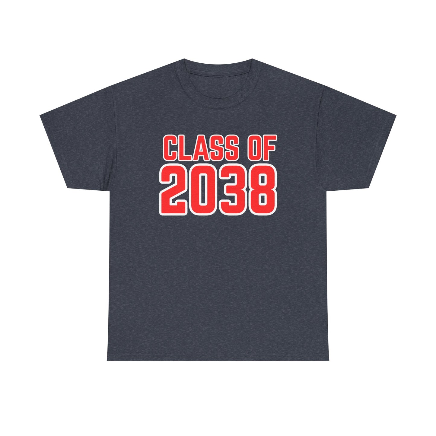 Class of 2038 Unisex Heavy Cotton Tee- Back to School- Grow With Me