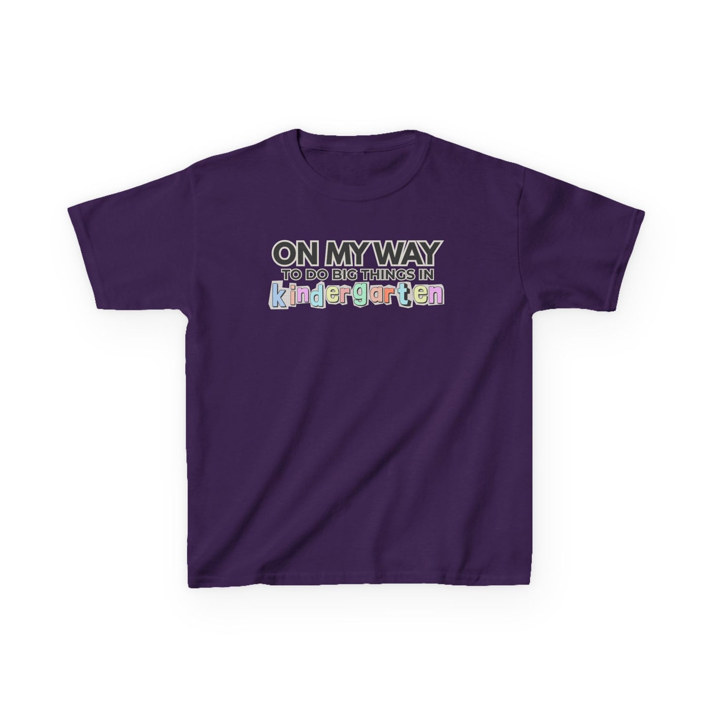 Big Things in Kindergarten- Kids Back to School Shirt