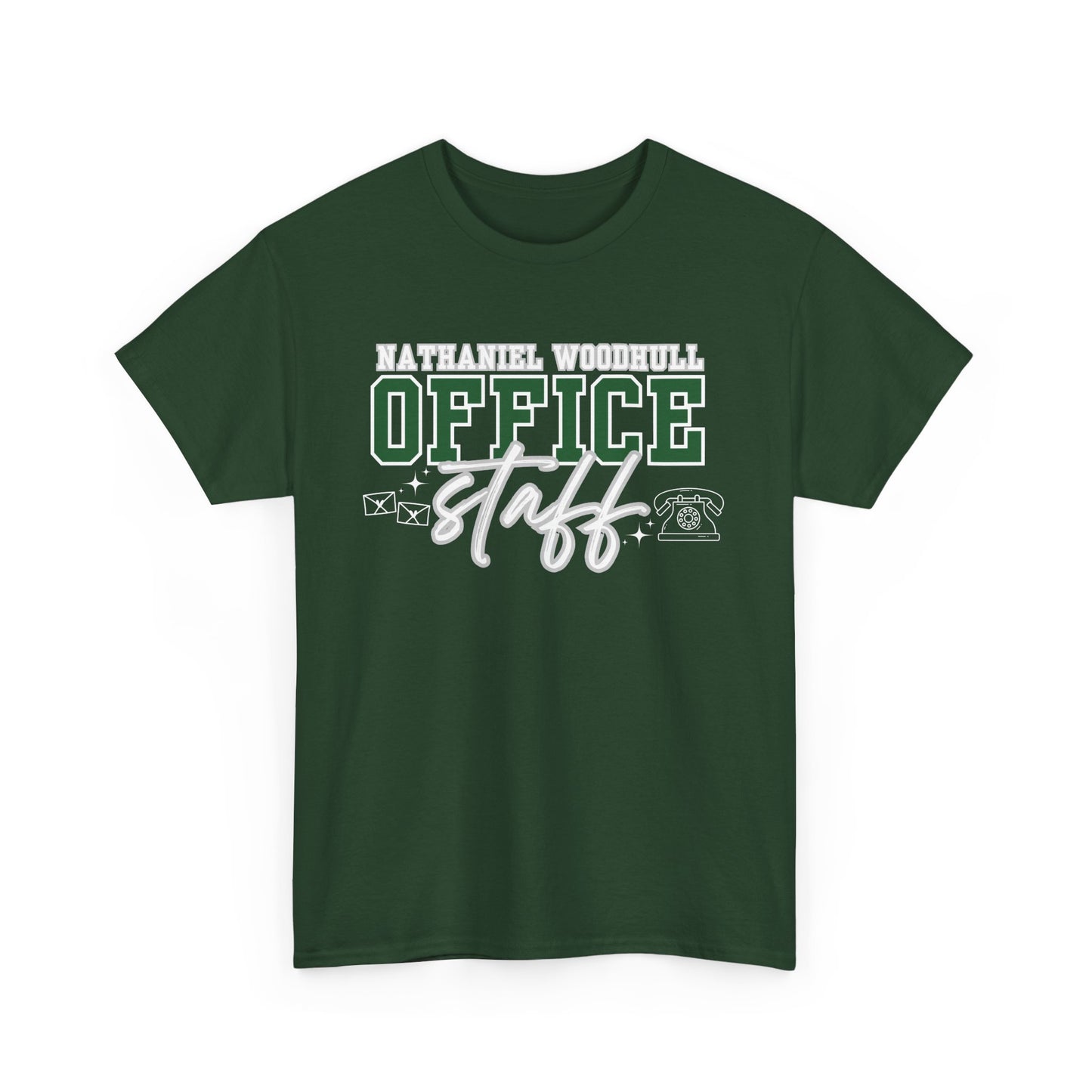 Woodhull Office Staff Unisex Heavy Cotton Tee - Heart & Soul of Woodhull Design