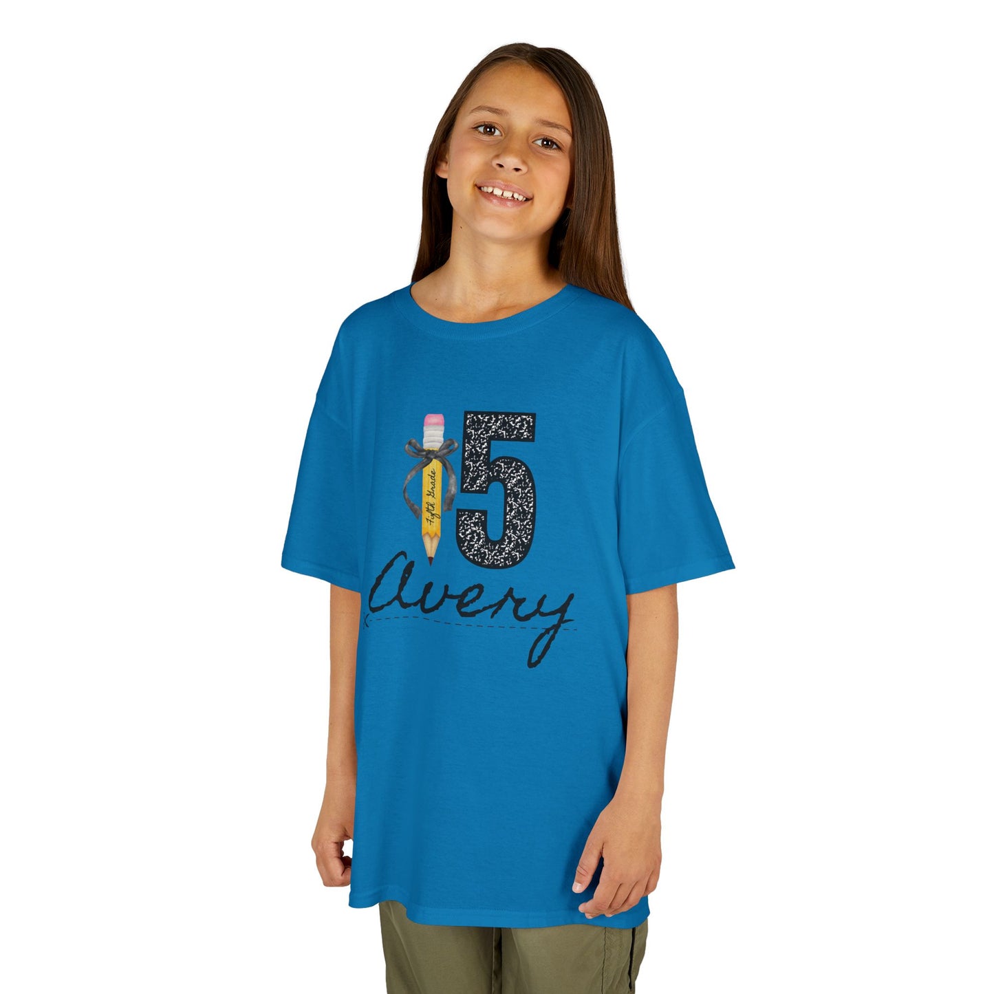5th Grade- Personalized Kids Tee - Back to School