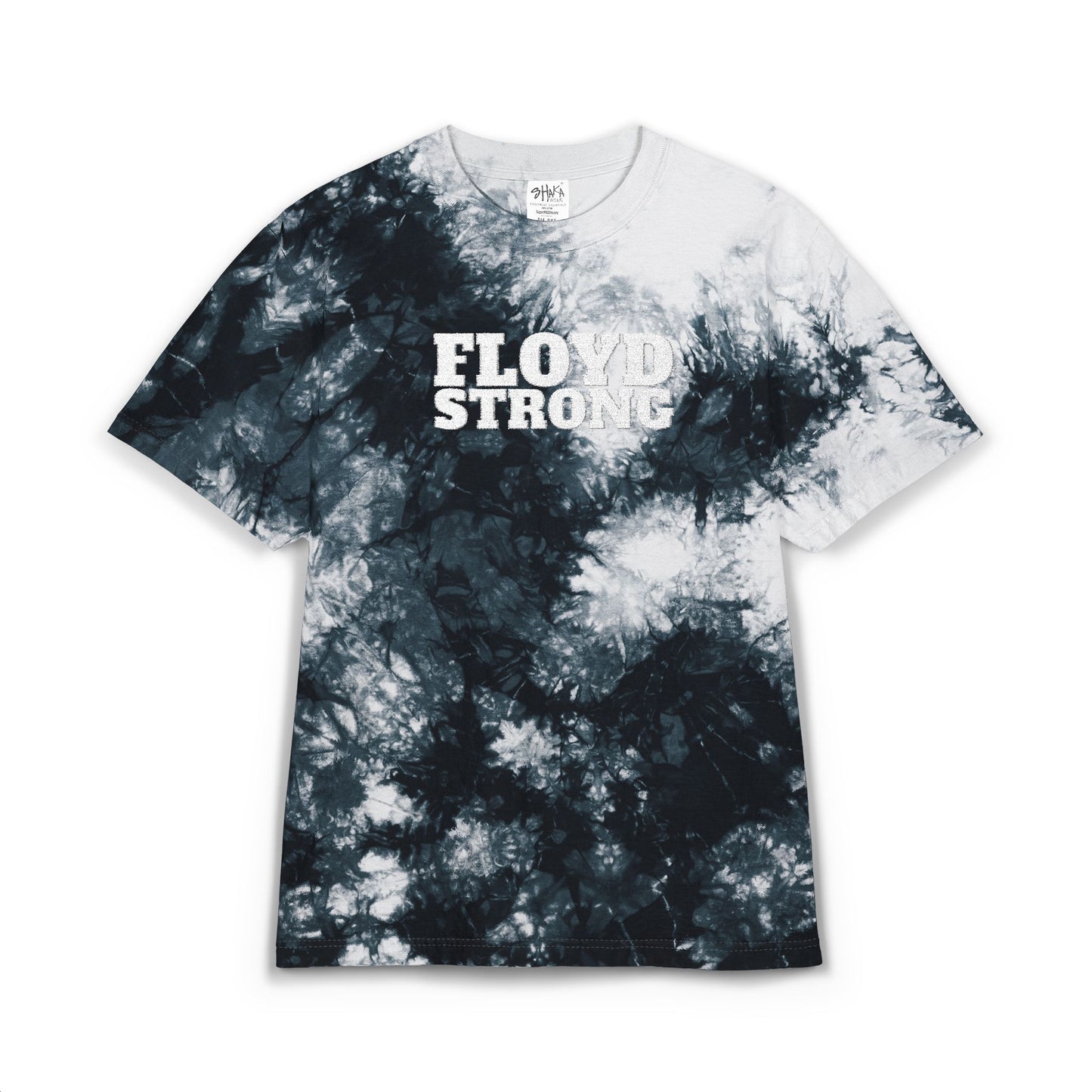 FLOYD STRONG Tie-Dye T-Shirt -Embroidered