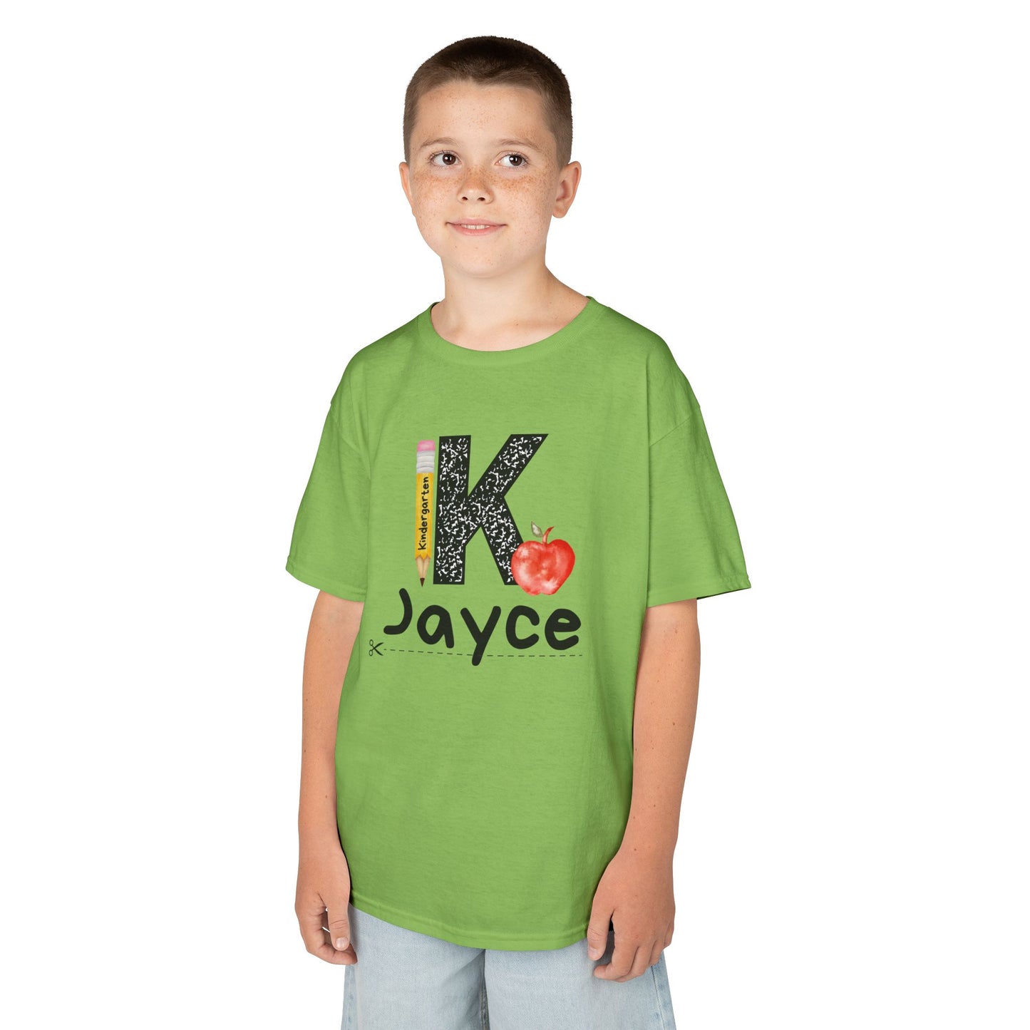 Jayce- Kindergarten- Personalized Kids Tee - Back to School