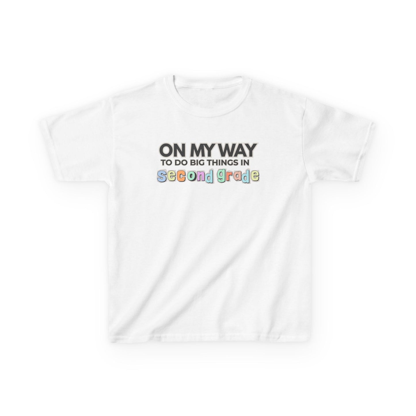 Big Things in 2nd Grade- Kids Back to School Shirt