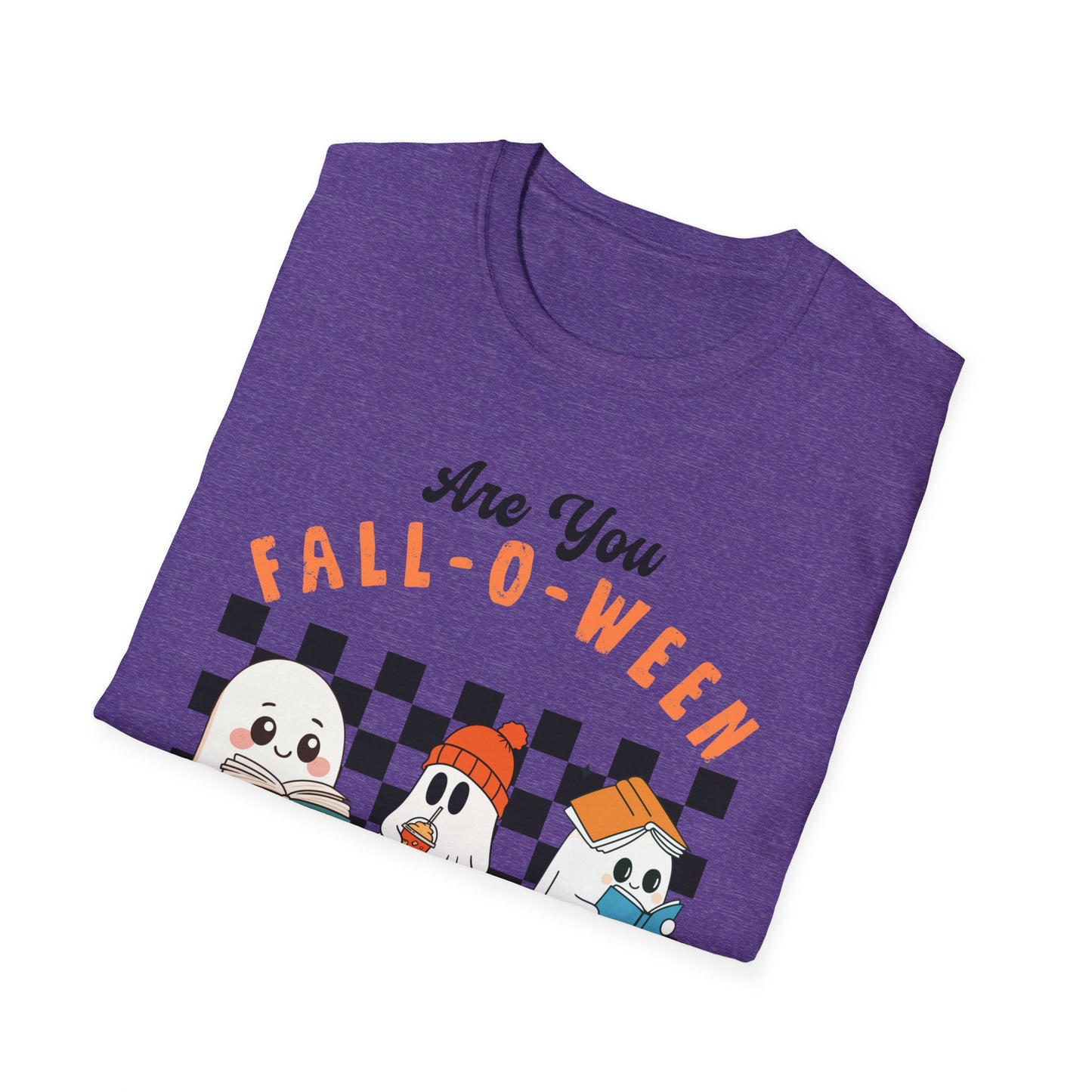 Whimsical Fall-O-Ween Teacher T-Shirt - Holiday- Softstyle Unisex Tee
