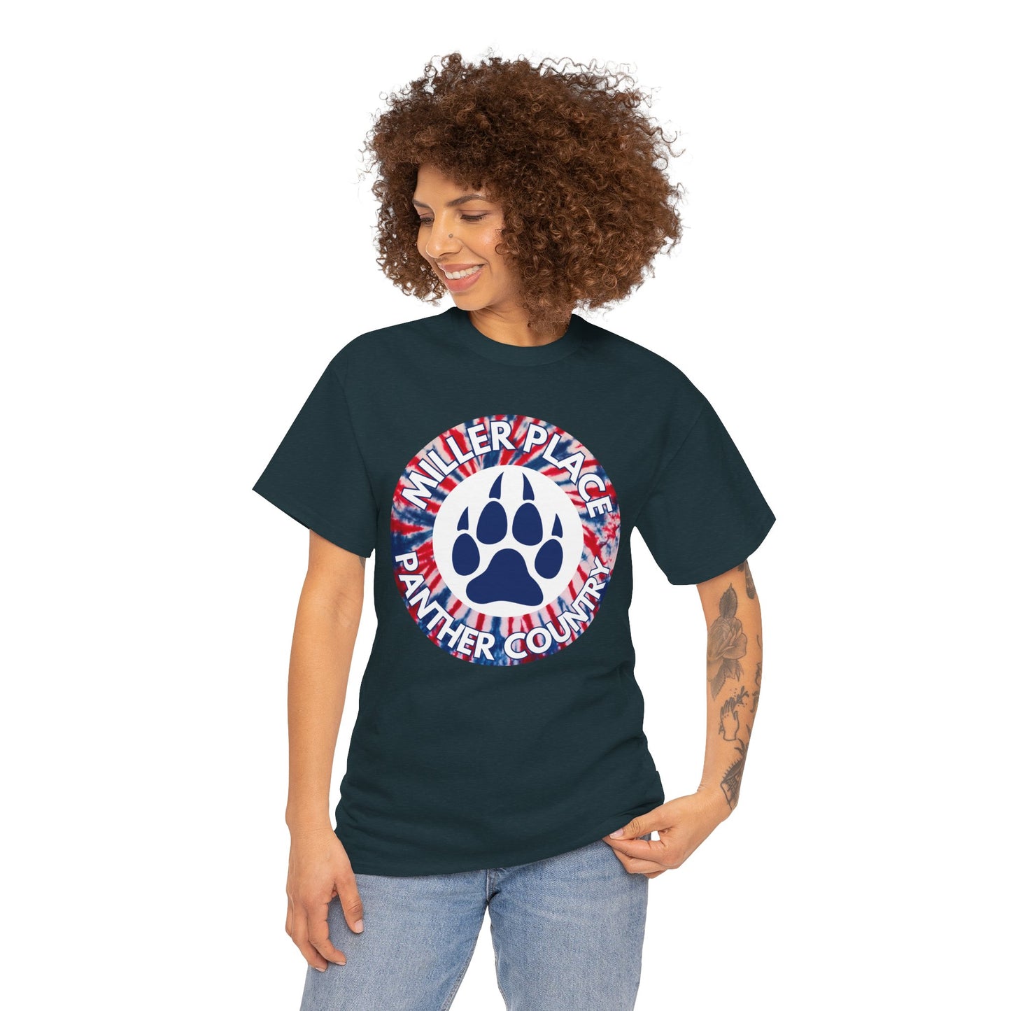 Miller Place Panther Country - Tie Dye Unisex Tee