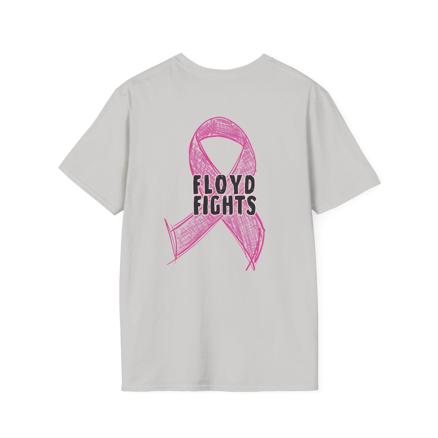 FLOYD FIGHTS Ribbon Breast Cancer Awareness T-Shirt | Softstyle Tee