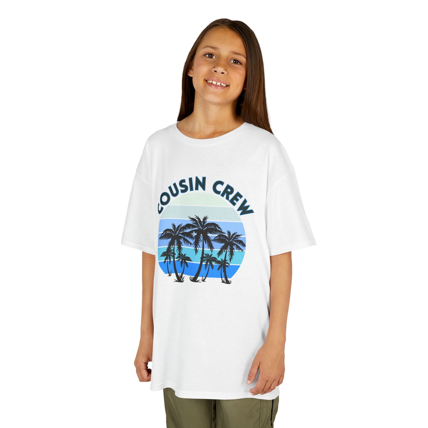 Cool Cousin Crew Kids Tee - Summer Fun, Family Gatherings, Beach Days, Mini Collection