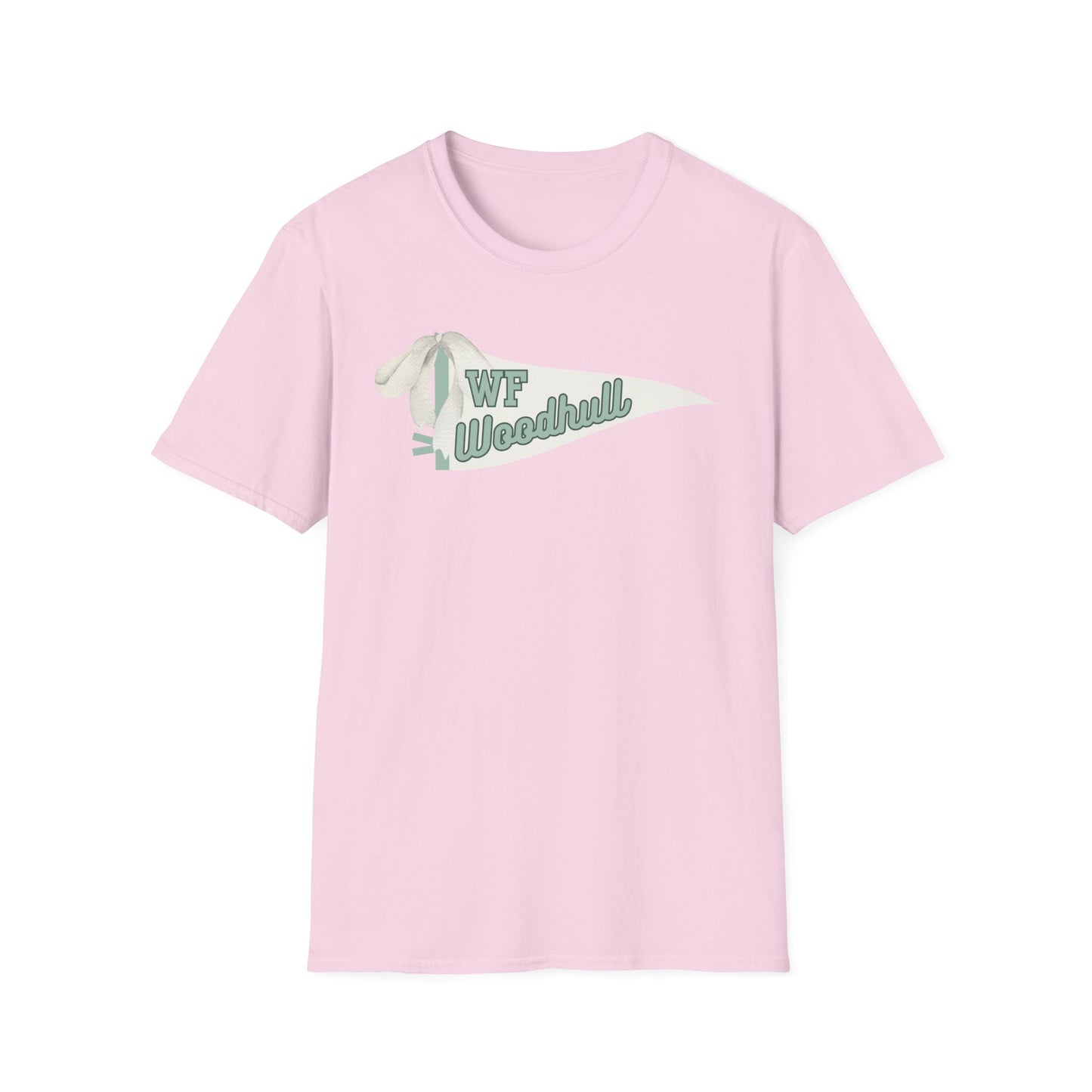 Woodhull Pennant Unisex Softstyle Graphic Tee with Vintage Design