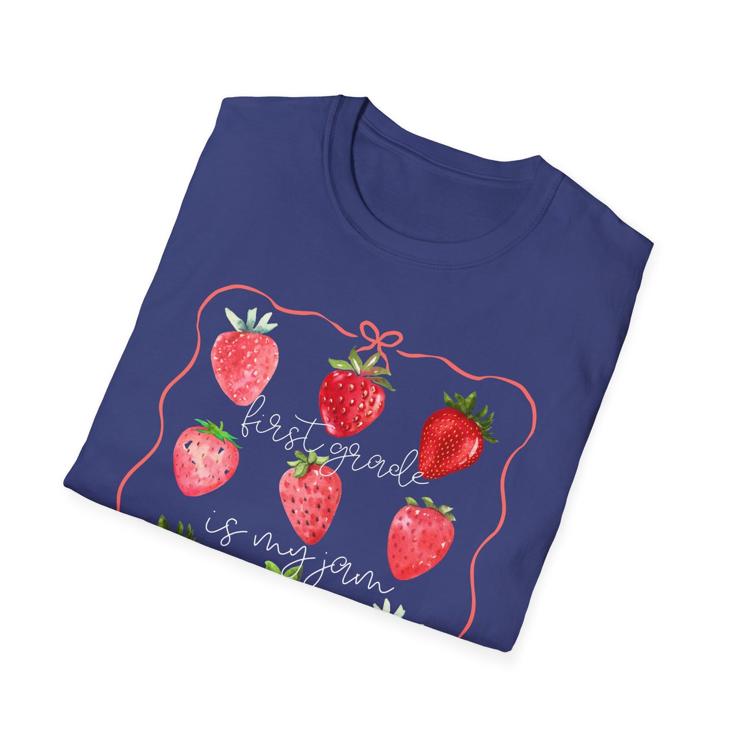 1st Grade is my Jam- Unisex Softstyle T-Shirt- Back to School
