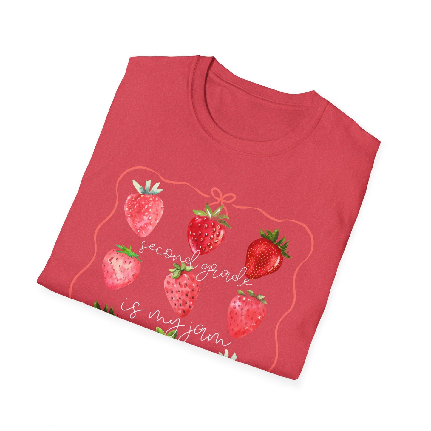 2nd Grade is my Jam- Unisex Softstyle T-Shirt- Back to School