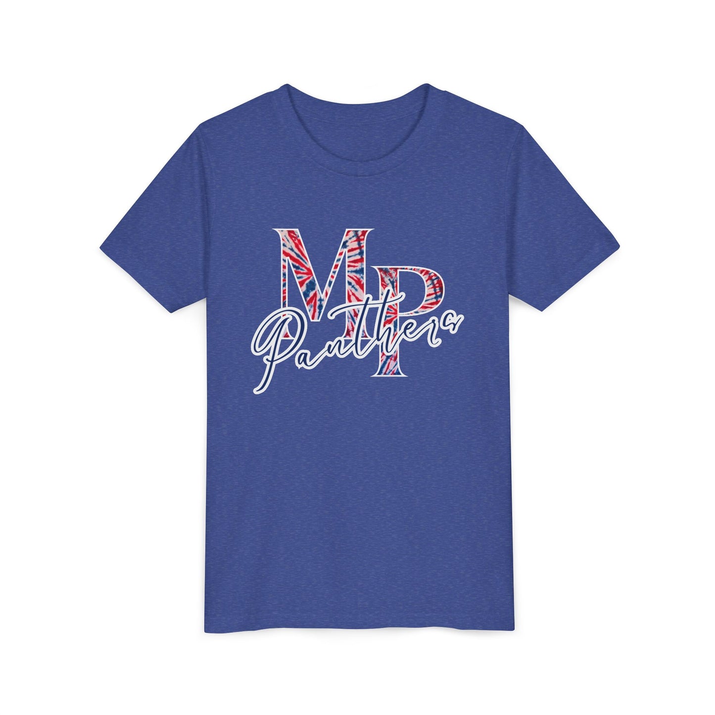 Miller Place Panthers Tie Dye MP- Youth Tee with Panther Print