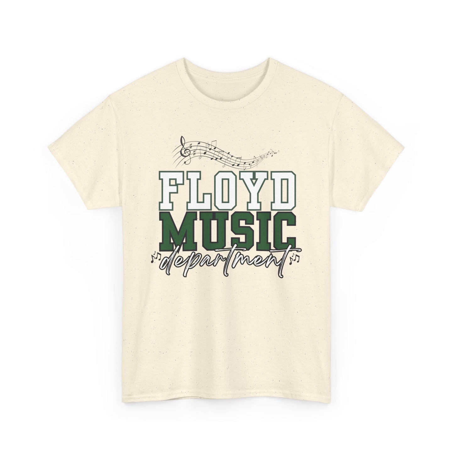 Floyd Music Heavy Cotton Tee - "Music is the Soundtrack of Your Life" Unisex T-Shirt- Floyd Strong