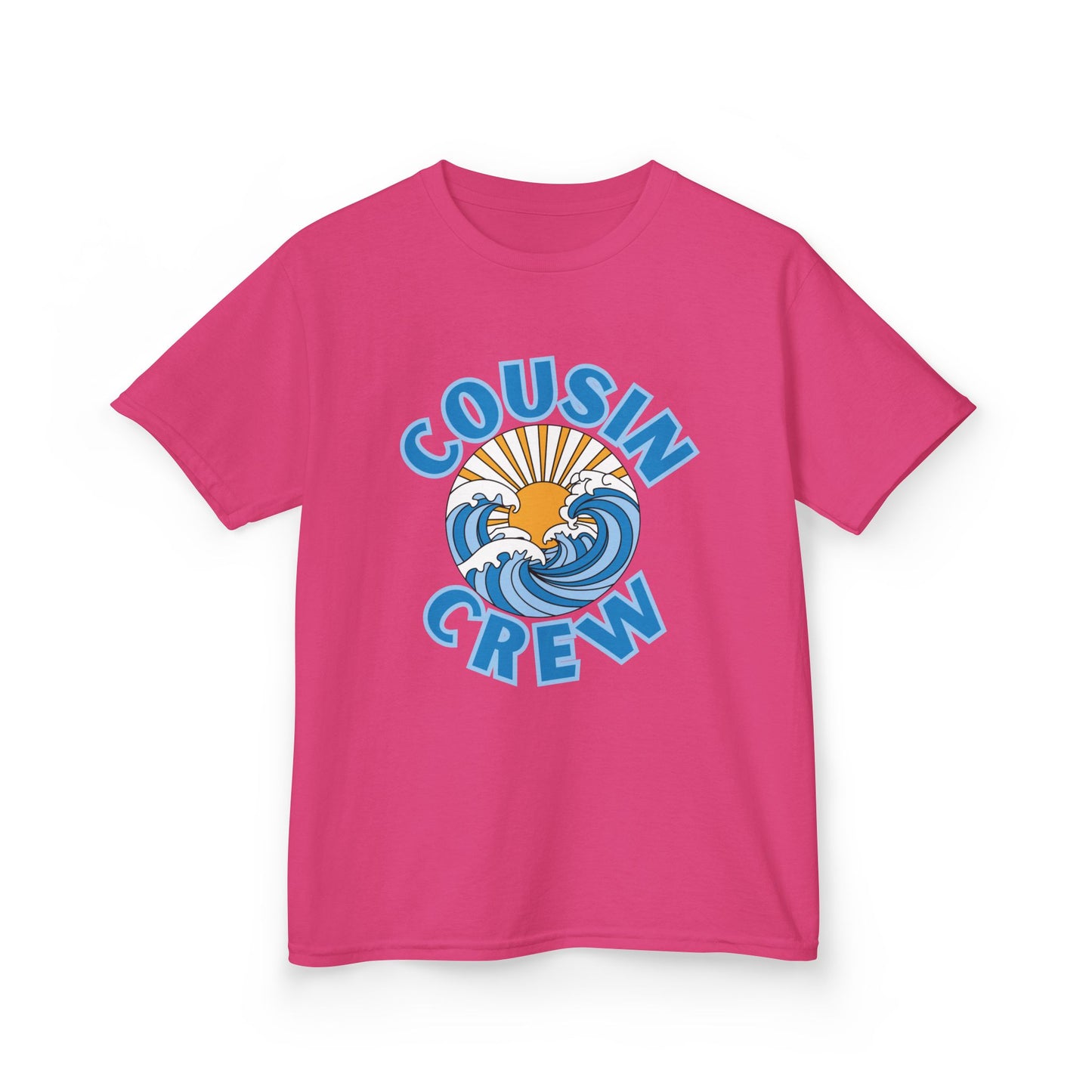 Cool Cousin Crew Kids Tee - Summer Fun, Family Gatherings, Beach Days, Mini Collection