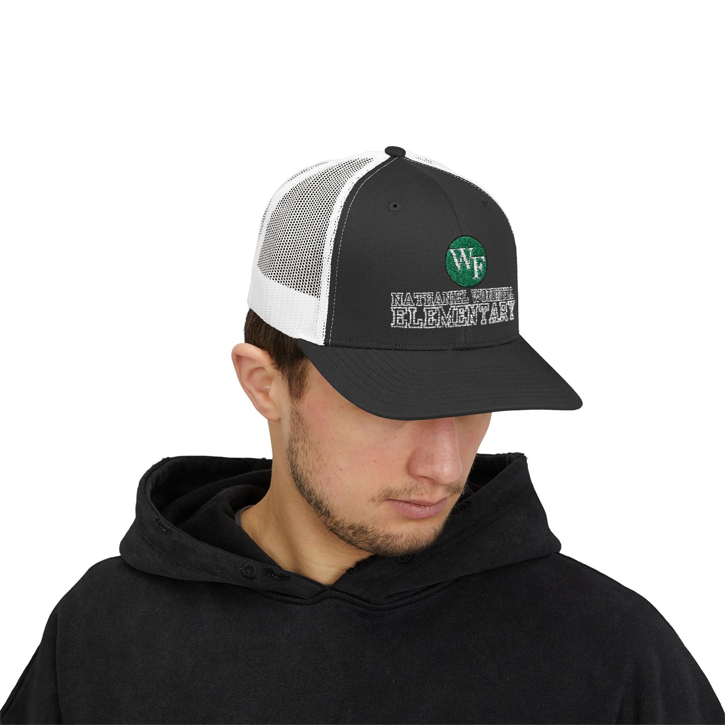Woodhull Logo Snapback Trucker Cap - Stylish & Comfortable Hat for Outdoor Adventures