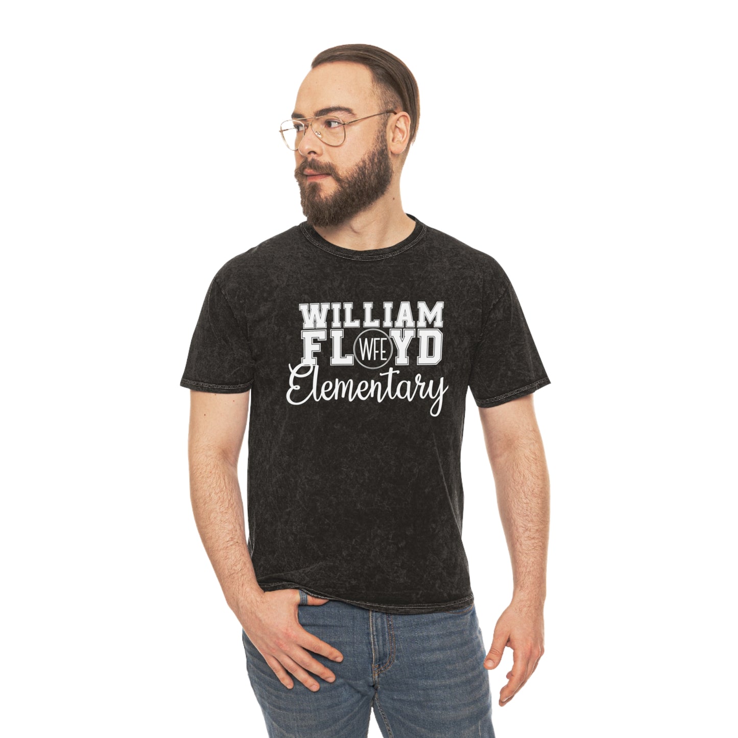 William Floyd Elementary Mineral Wash T-Shirt - Expect Success