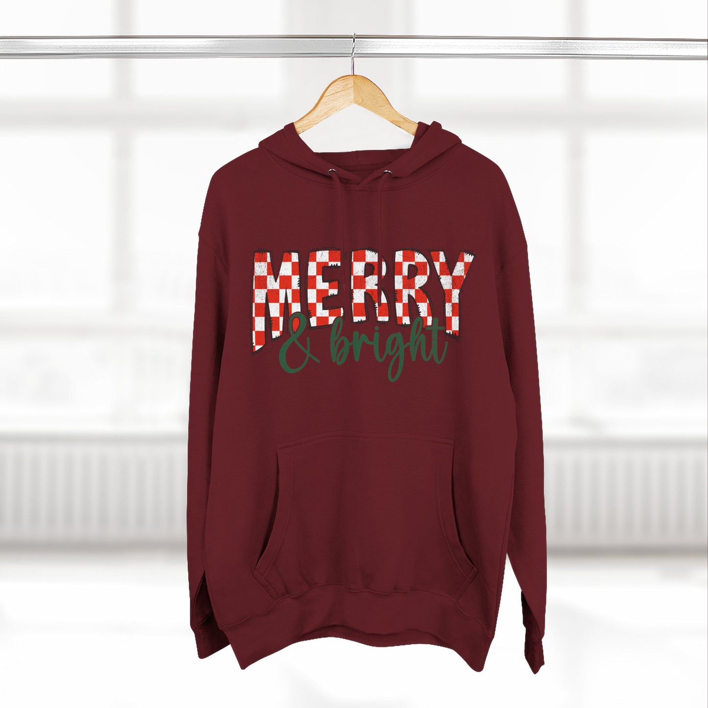Merry & Bright Hoodie — Holiday Fleece