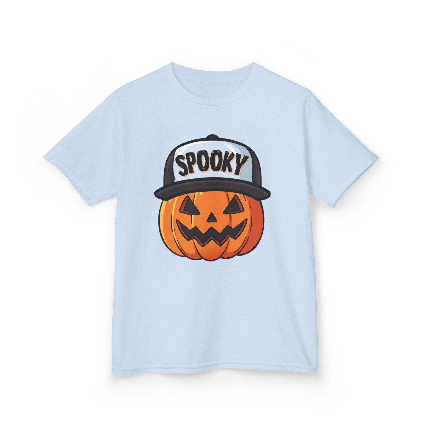 Spooky Pumpkin w/ Hat | Halloween | Kids Cotton™ Tee