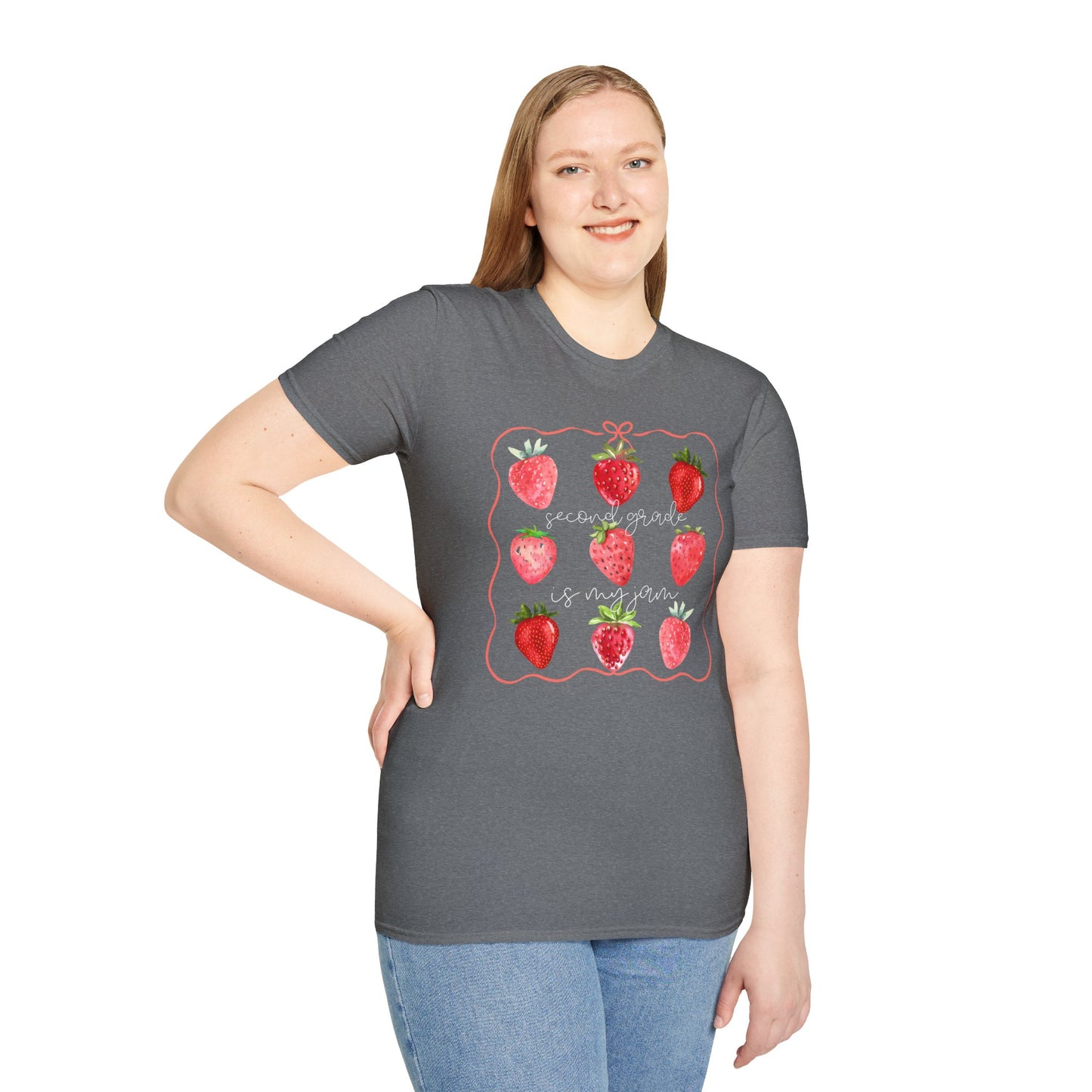 2nd Grade is my Jam- Unisex Softstyle T-Shirt- Back to School