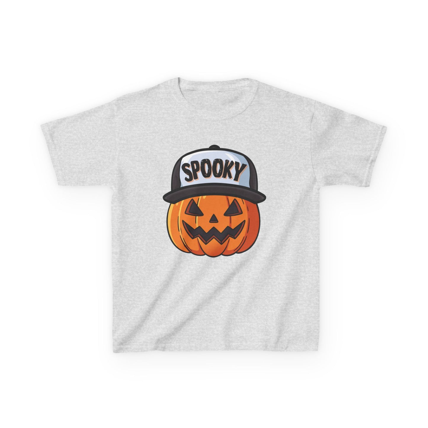 Spooky Pumpkin w/ Hat | Halloween | Kids Cotton™ Tee