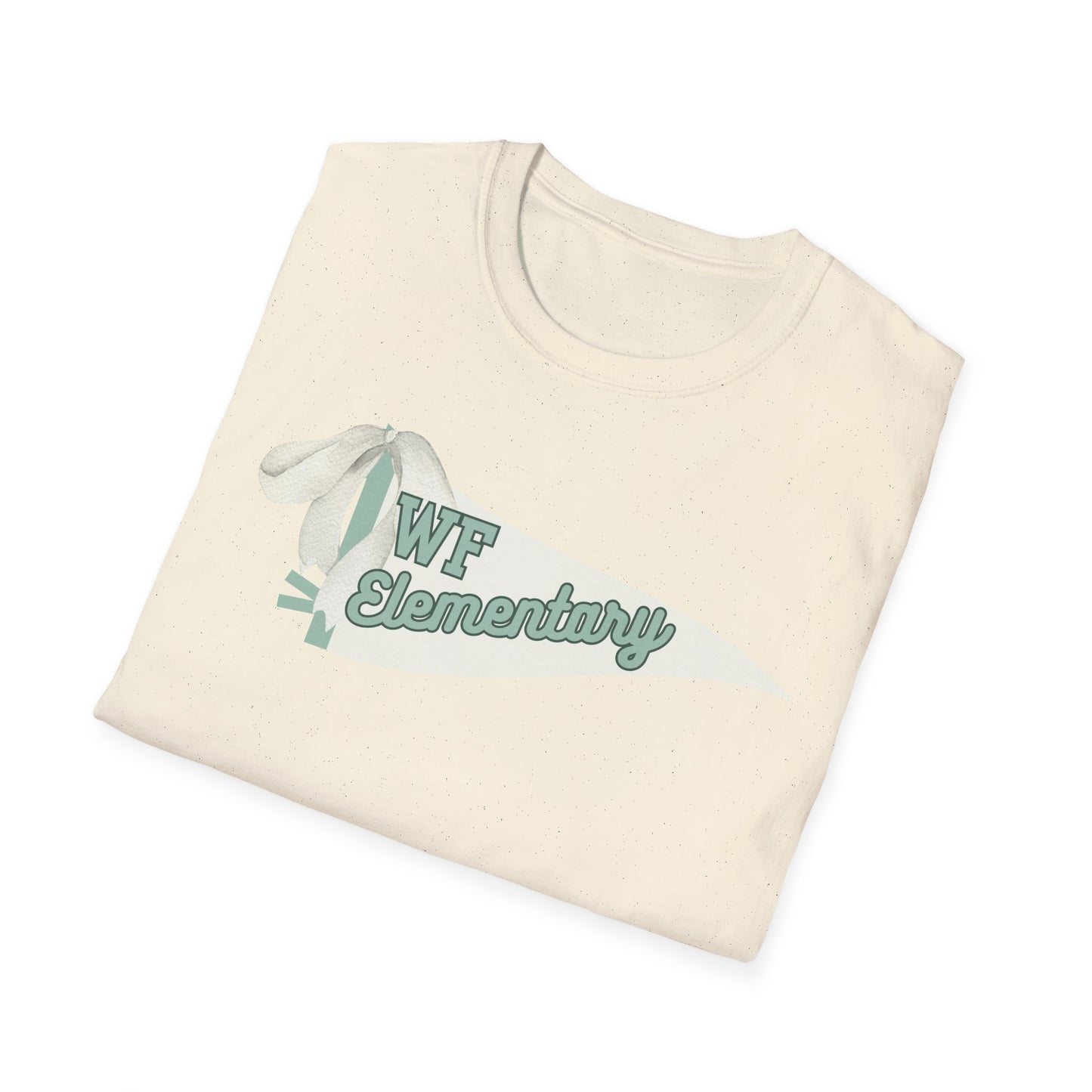 WFE Pennant Unisex Softstyle Graphic Tee with Vintage Design