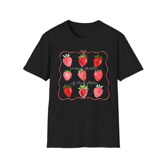 2nd Grade is my Jam- Unisex Softstyle T-Shirt- Back to School