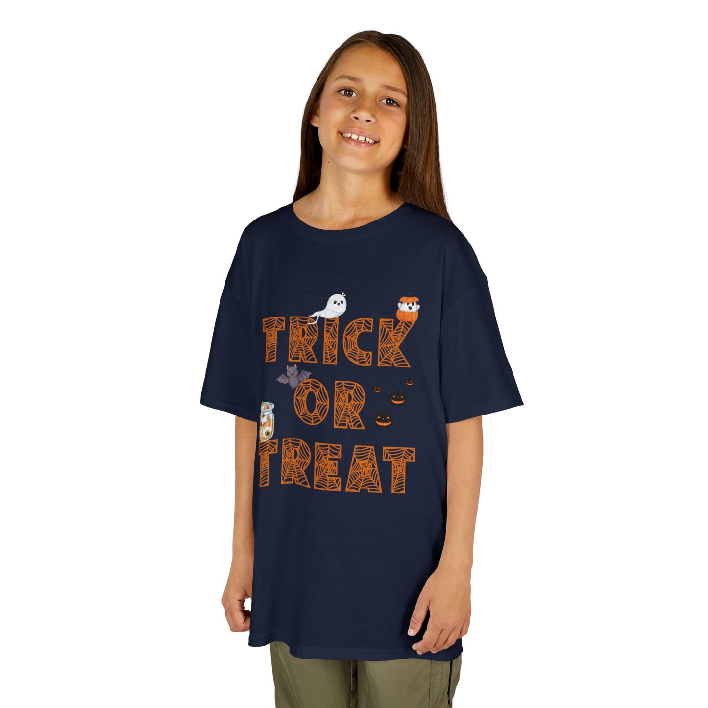 Trick or Treat Kids Tee, Halloween Shirt for Kids
