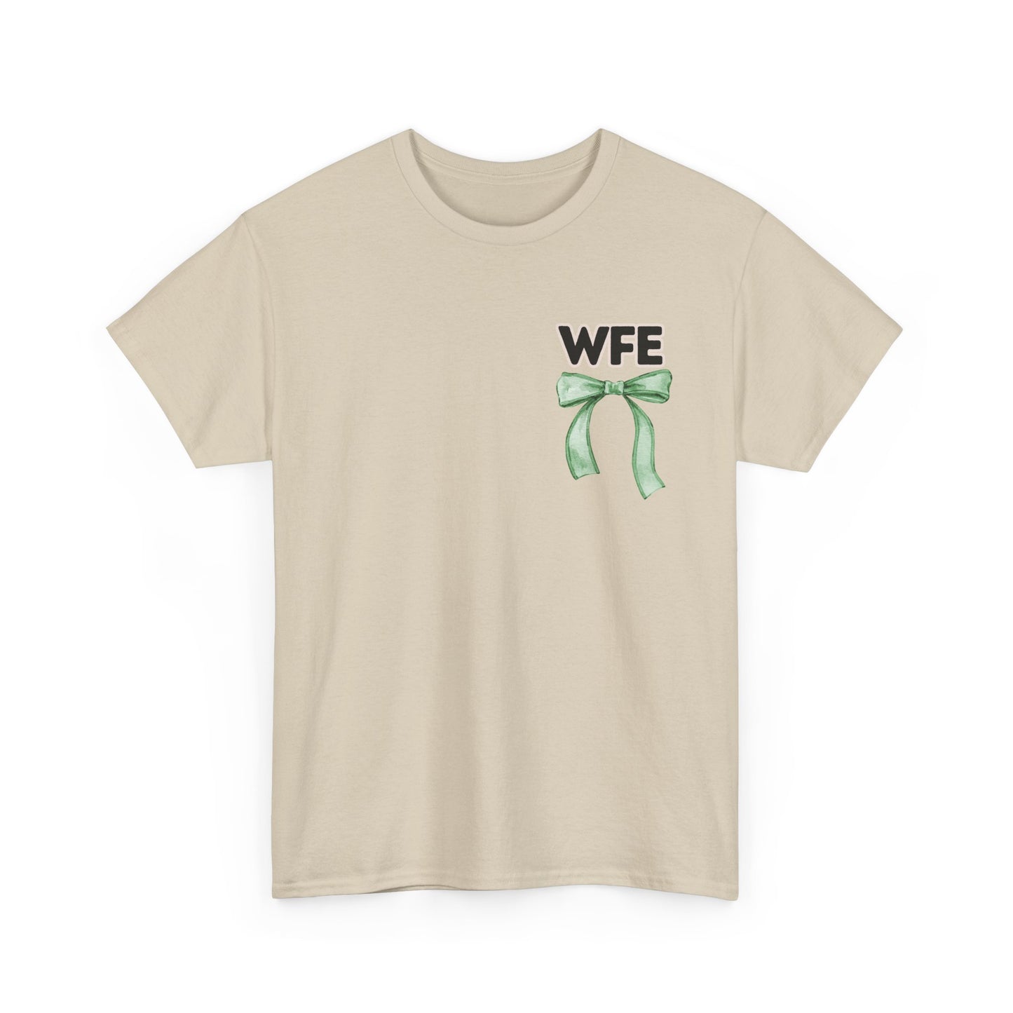 WFE Social Worker and Bows- Unisex Heavy Cotton Tee with Bow Design