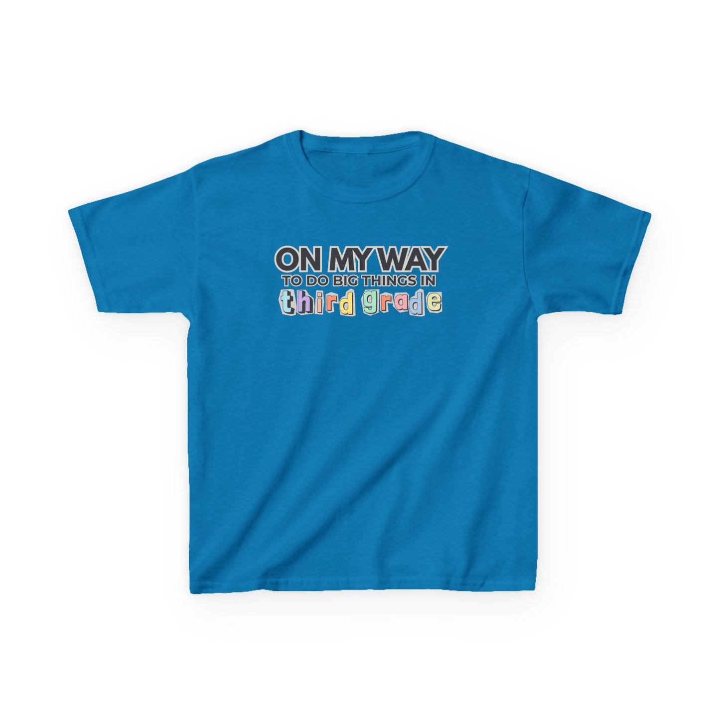 Big Things in 3rd Grade- Kids Back to School Shirt