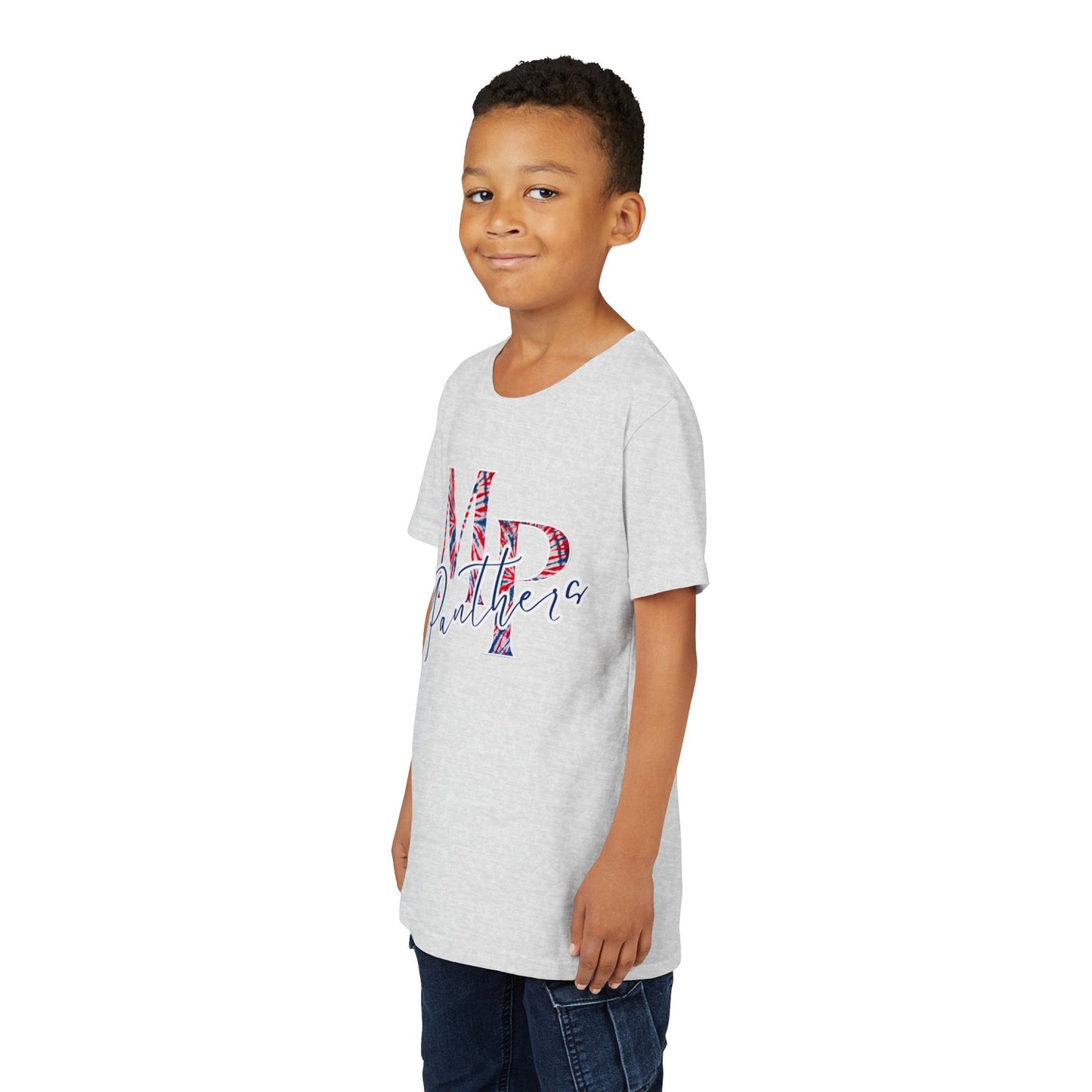 Miller Place Panthers Tie Dye MP- Youth Tee with Panther Print