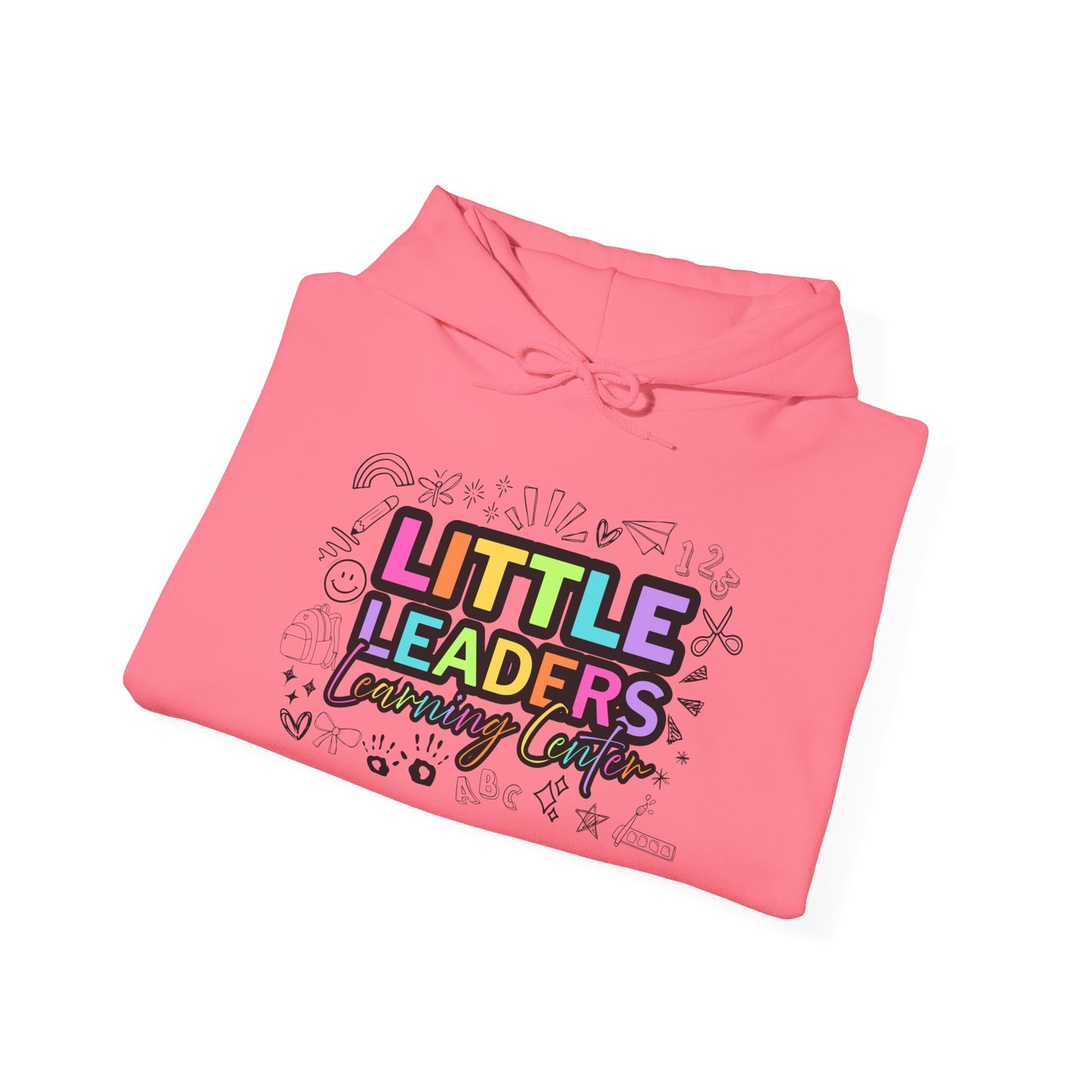 Little Leaders Doodle Design Hoodie - Cozy Unisex Sweatshirt