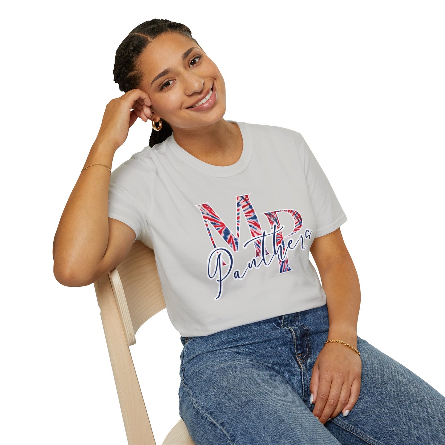 Miller Place Panther Tie Dye Unisex Graphic T-Shirt