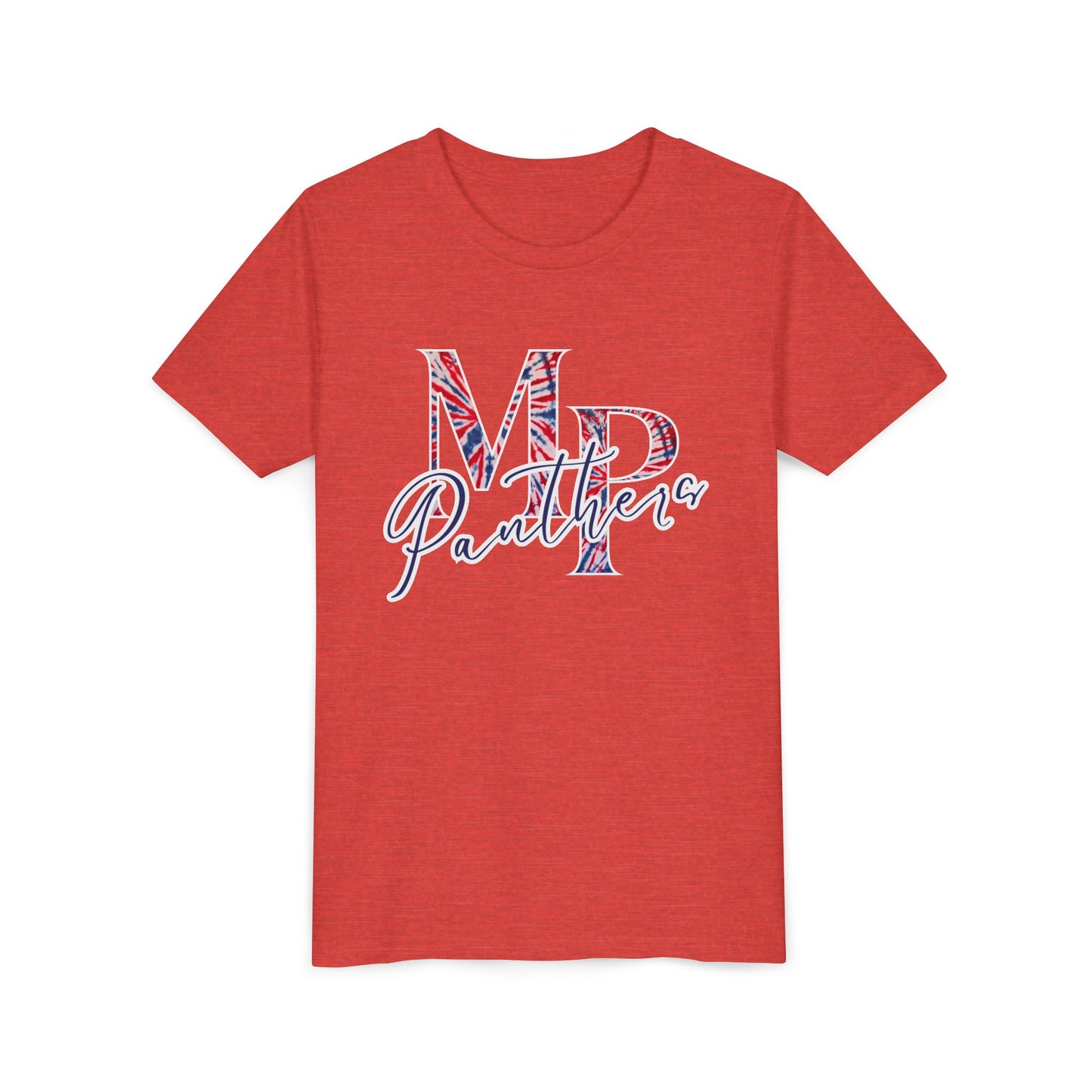 Miller Place Panthers Tie Dye MP- Youth Tee with Panther Print