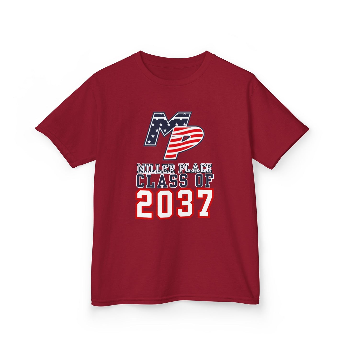 Miller Place Class of 2037 Kids Heavy Cotton Tee