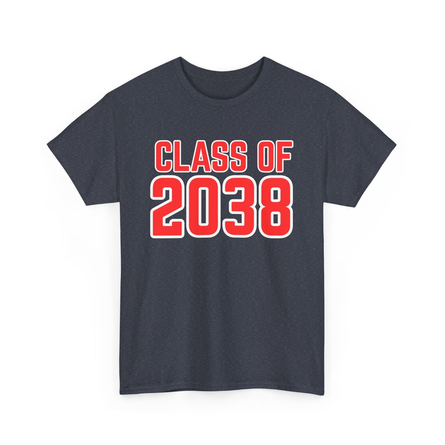 Class of 2038 Unisex Heavy Cotton Tee- Back to School- Grow With Me