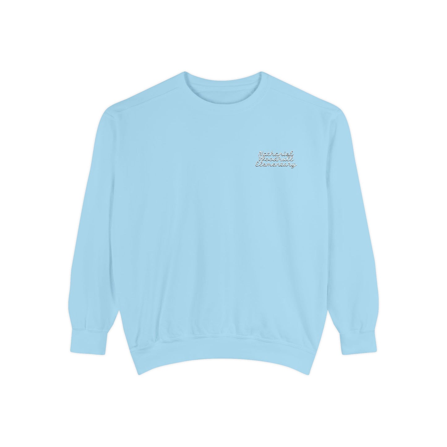 Woodhull- Embroidered Garment-Dyed Unisex Sweatshirt