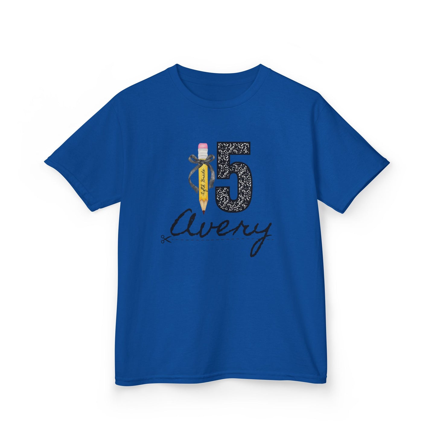 5th Grade- Personalized Kids Tee - Back to School