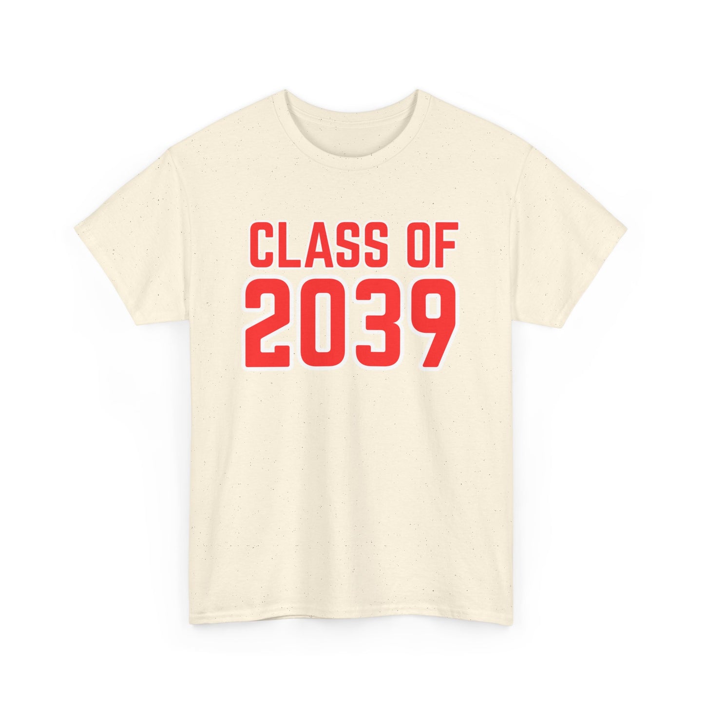 Class of 2039 Unisex Heavy Cotton Tee- Back to School- Grow With Me