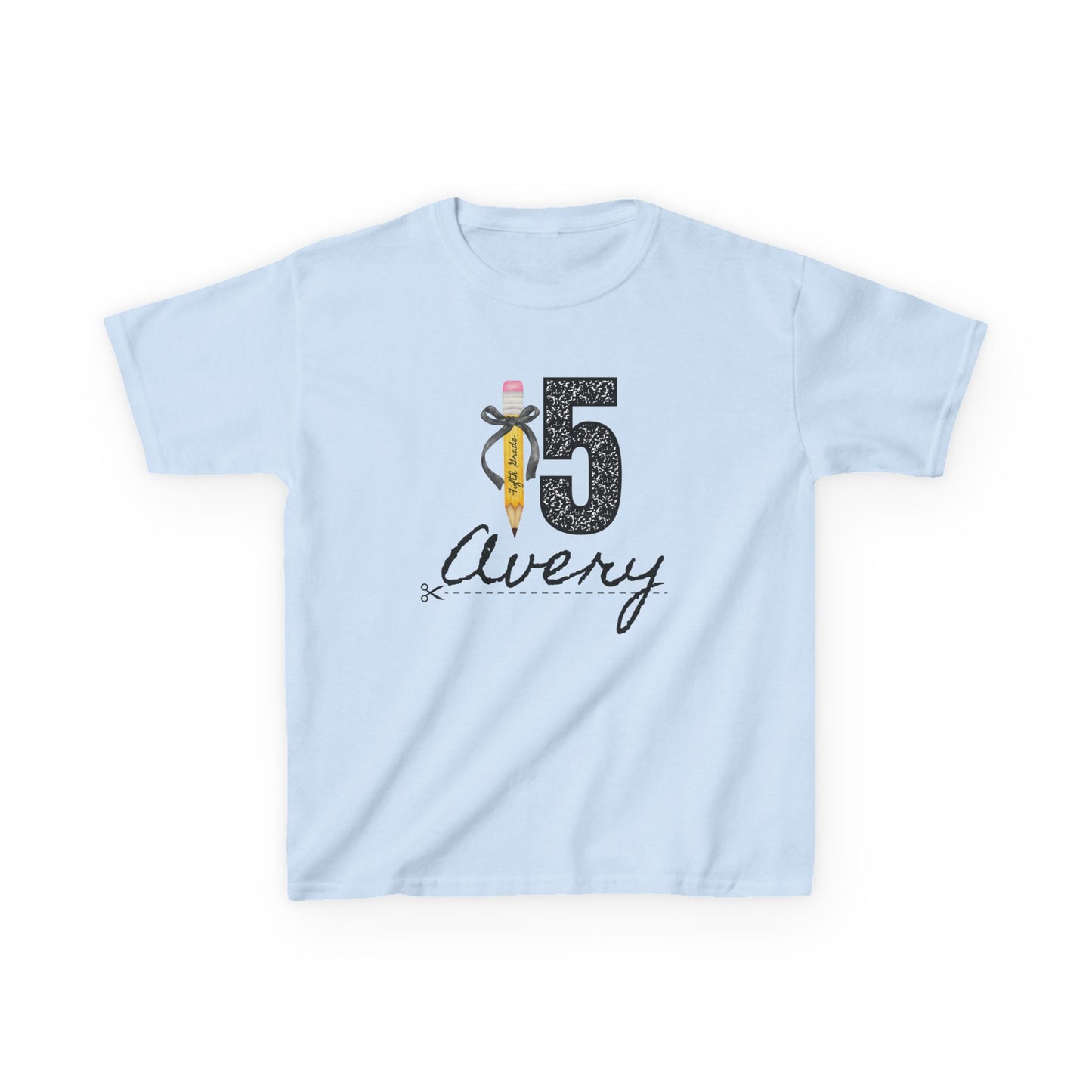 5th Grade- Personalized Kids Tee - Back to School