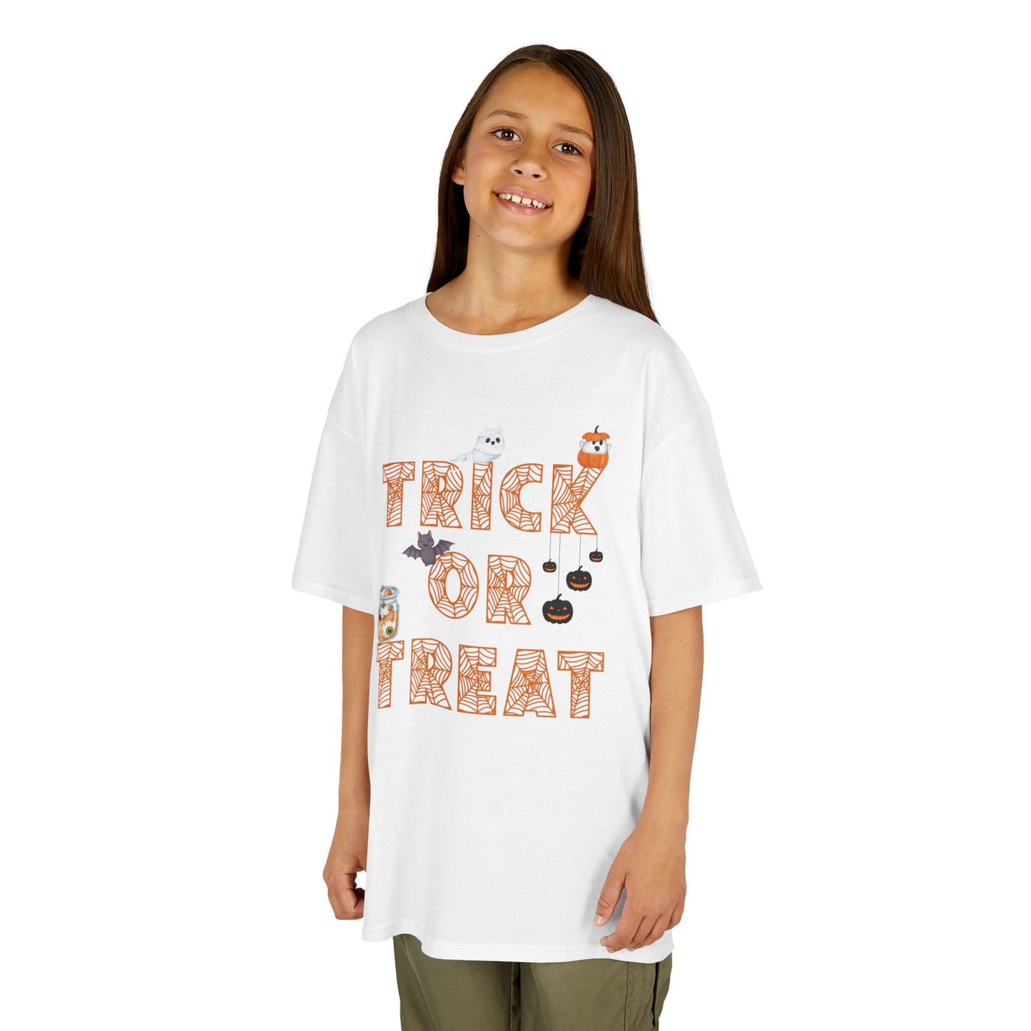 Trick or Treat Kids Tee, Halloween Shirt for Kids